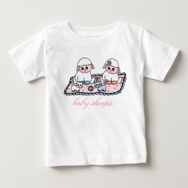 Babyschere Baby T-shirt (Vorderseite)