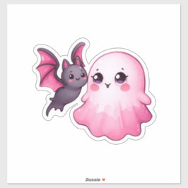 Babyschläger und Geisterpinkeln zwischen ai art Aufkleber