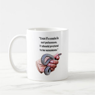 Babyschlangen-Reptilienziffern Kunst Kaffeetasse