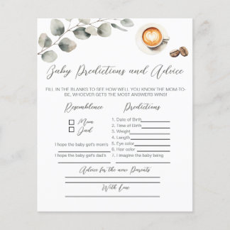 Babyshow mit Kaffeebohnen, Ratschläge für neue Elt