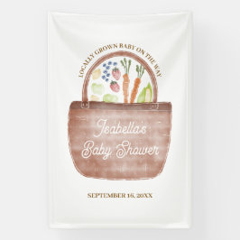 Babyshower auf dem Bauernhof Banner