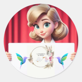 Babyshower sticker