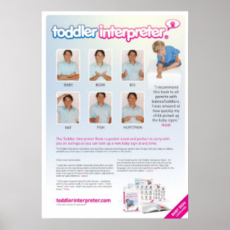 Babysignatabelle Poster