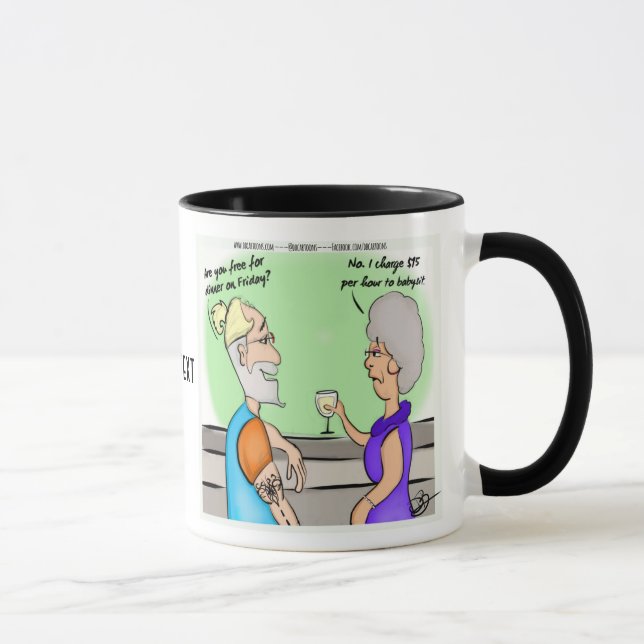 Babysitter Combo-Tasse Tasse (Rechts)