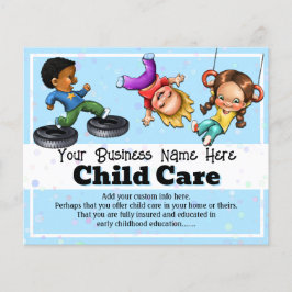 Babysitter Day Care Summer Camp nach Schulbetreuun Flyer