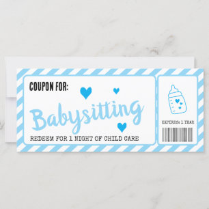 Babysitter-Gutschein