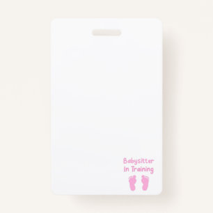 Babysitter in Ausbildung Ausweis
