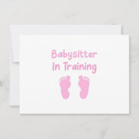 Babysitter in Ausbildung