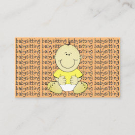 Babysitter Kinderbetreuer Betreuer Kinder Visitenkarte