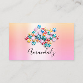 Babysitter Nanny Child Daycare Feet Pastels Gelly Visitenkarte