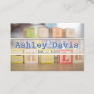 Babysitter-Visitenkarten Visitenkarte