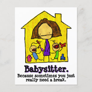 Babysitting. Kinderbetreuung. Tagesbetreuung Flyer