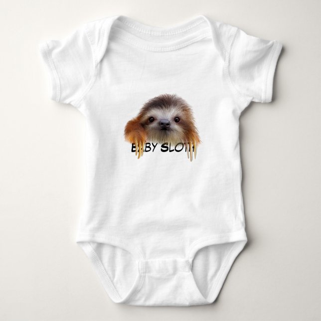 BabySloth scherzt T - Shirt (Vorderseite)
