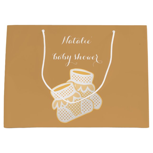 Babysocken - Sonnenblume Große Geschenktüte (Vorderseite)