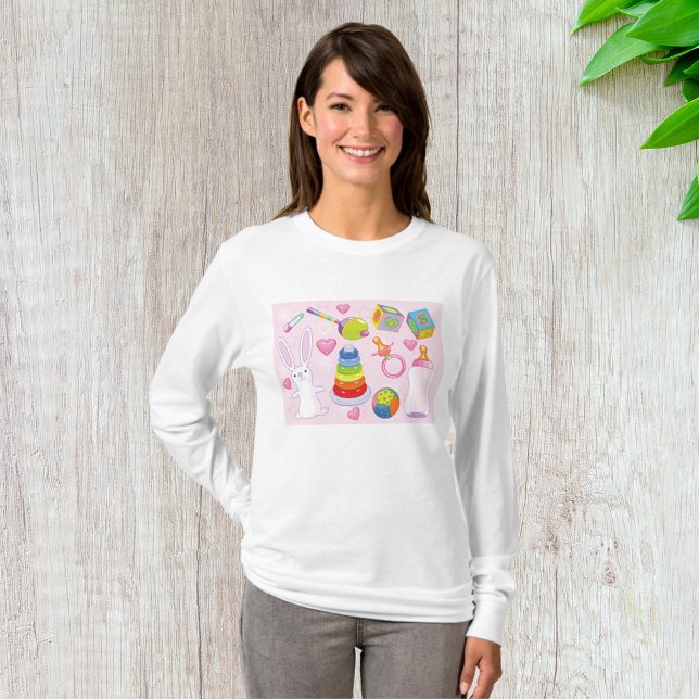 Babyspielzeug und Kinderzimmer T-Shirt (Von Creator hochgeladen)
