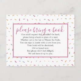 Babysprinkle Babydusche Buchungsanfrage Einladungspostkarte