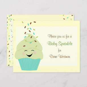 Babysprinkle-Einladung in neutrale Genderlicht Einladung