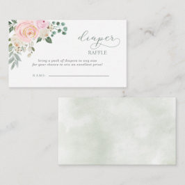 Babyspülung in Bloom Pink Babydusche Windelwanne Begleitkarte