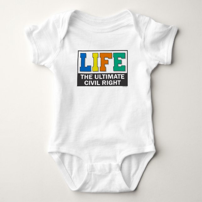 Babyt-Shirt oder einteiliger Anzug. Baby Strampler (Vorderseite)