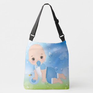 Babytasche - Überdrucktasche, mittelgroß Tragetaschen Mit Langen Trägern