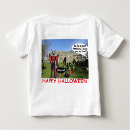 Babytee glückliche Halloween-Teufelsziege Baby T-shirt