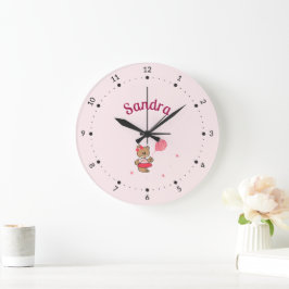 Babytragen Große Wanduhr