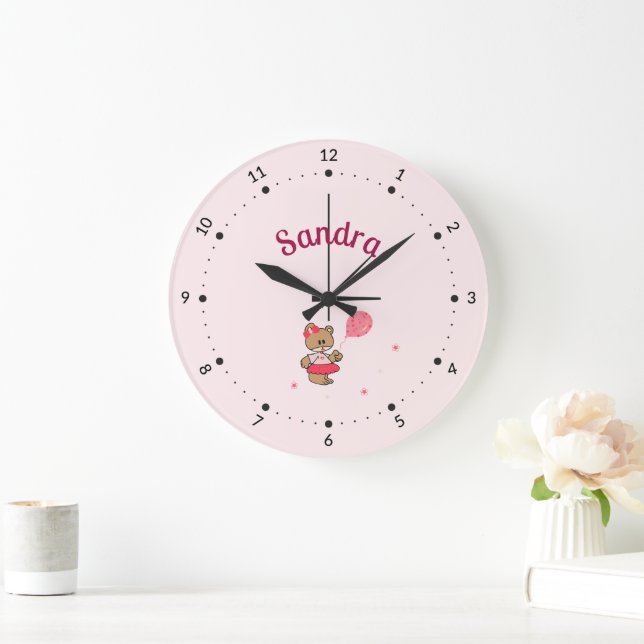 Babytragen Große Wanduhr (Zuhause)