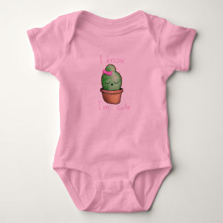 Babytutu-Bodysuit, rosa niedlicher Kaktus Baby Strampler