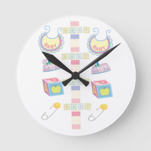 Babyuhr Runde Wanduhr