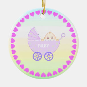 Babywanne Keramik Ornament