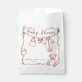 Babywäsche Babydusche Geschenktütchen