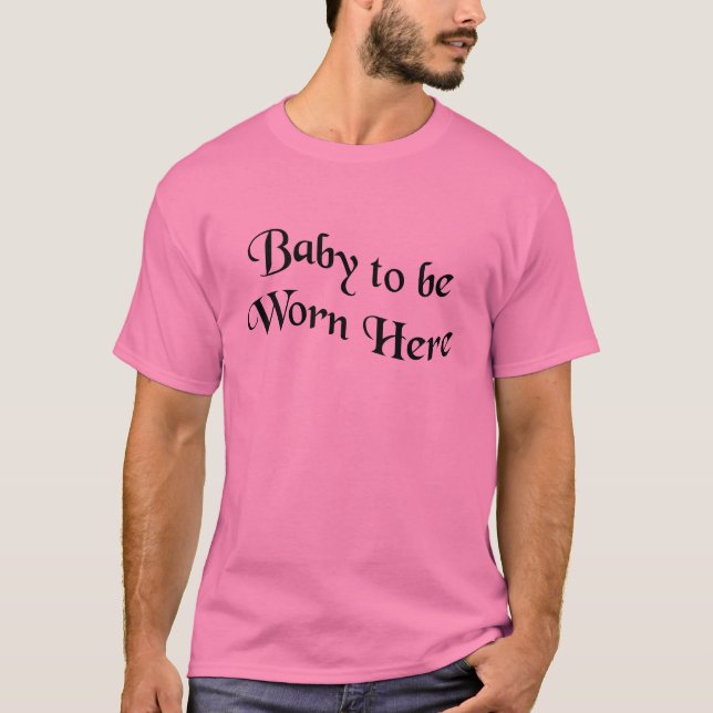 Babywearing Befürwortungs-Shirt T-Shirt (Vorderseite)