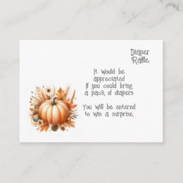 Babywindeln - Verpackungskarte Begleitkarte