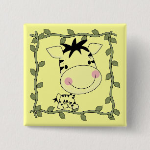 Babyzebra-T-Shirts und Geschenke Button