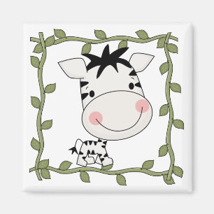 Babyzebra-T-Shirts und Geschenke Magnet
