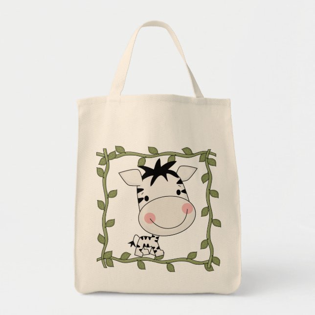 Babyzebra-T-Shirts und Geschenke Tragetasche (Vorne)