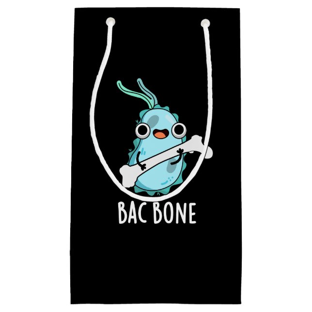 Bac Bone Funny Bacteria Pub Kleine Geschenktüte (Vorderseite)