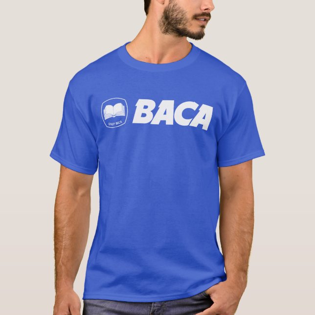 BACA - Logo der Parody-Bank in Indonesien T-Shirt (Vorderseite)