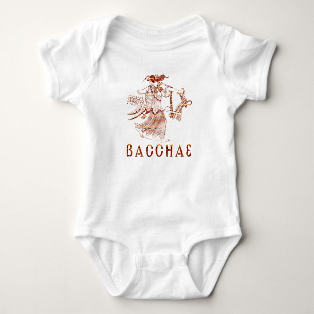 Bacchae Baby Strampler (Vorderseite)