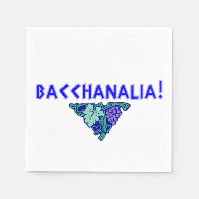Bacchanalia! Serviette (Vorderseite)