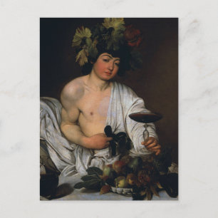 Bacchus di Caravaggio Postcard Postkarte