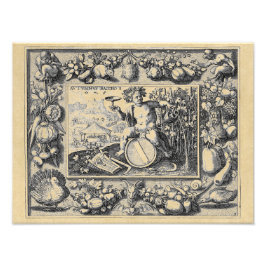 Bacchus-Gott des Weins Fotodruck