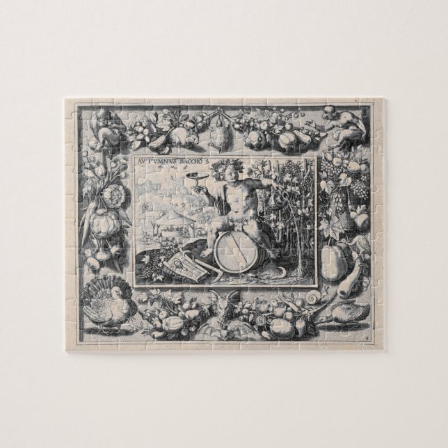 Bacchus-Gott des Weins Puzzle (Horizontal)