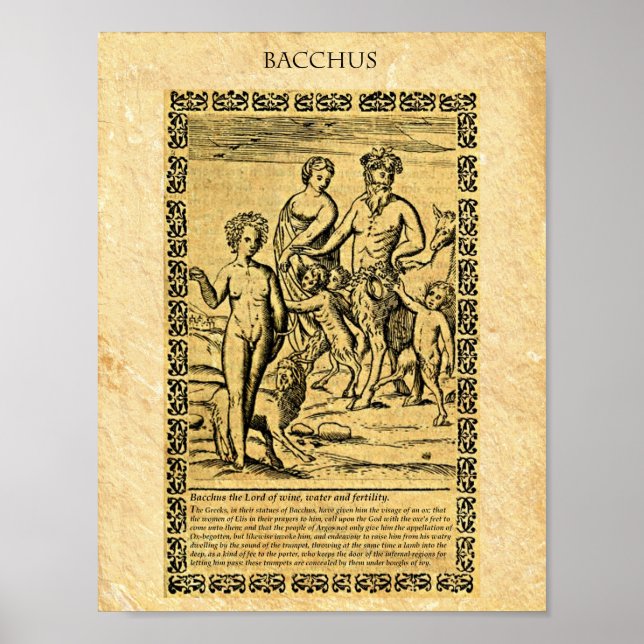 BACCHUS POSTER (Vorne)
