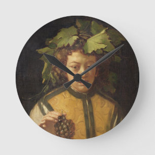 Bacchus Runde Wanduhr