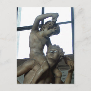 Bacchus-Statue im Vatikan ~ Rom, Italien Postkarte