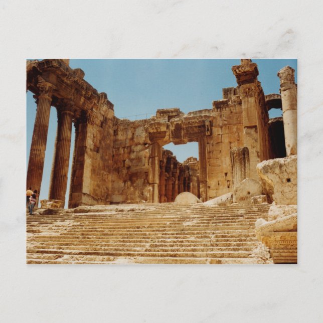 Bacchus-Tempel Postkarte (Vorderseite)