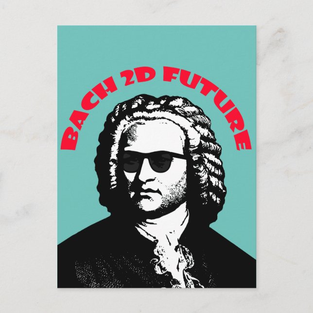 Bach 2D Postkarte (Vorderseite)