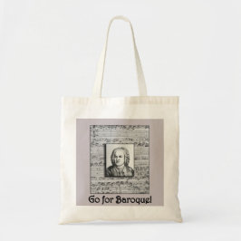 Bach barocke Musik-Tasche Tragetasche