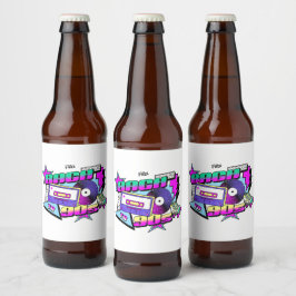 Bach bis in die 90er Jahre Bierflaschenetikett